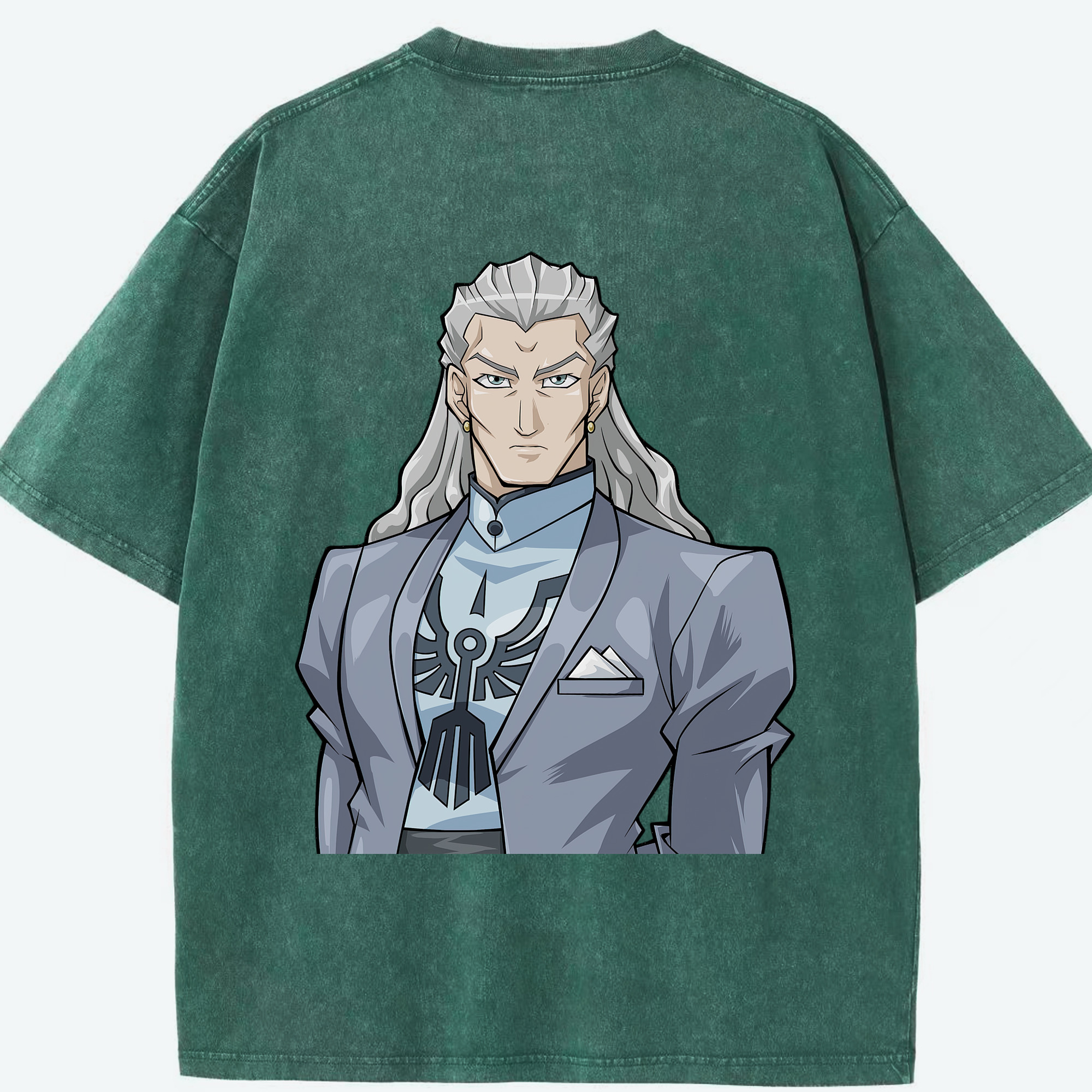 （画像用） 遊☆戯☆王 Yu-Gi-Oh! 綿100% ヴィンテージ風 半袖Tシャツ（背面プリント）